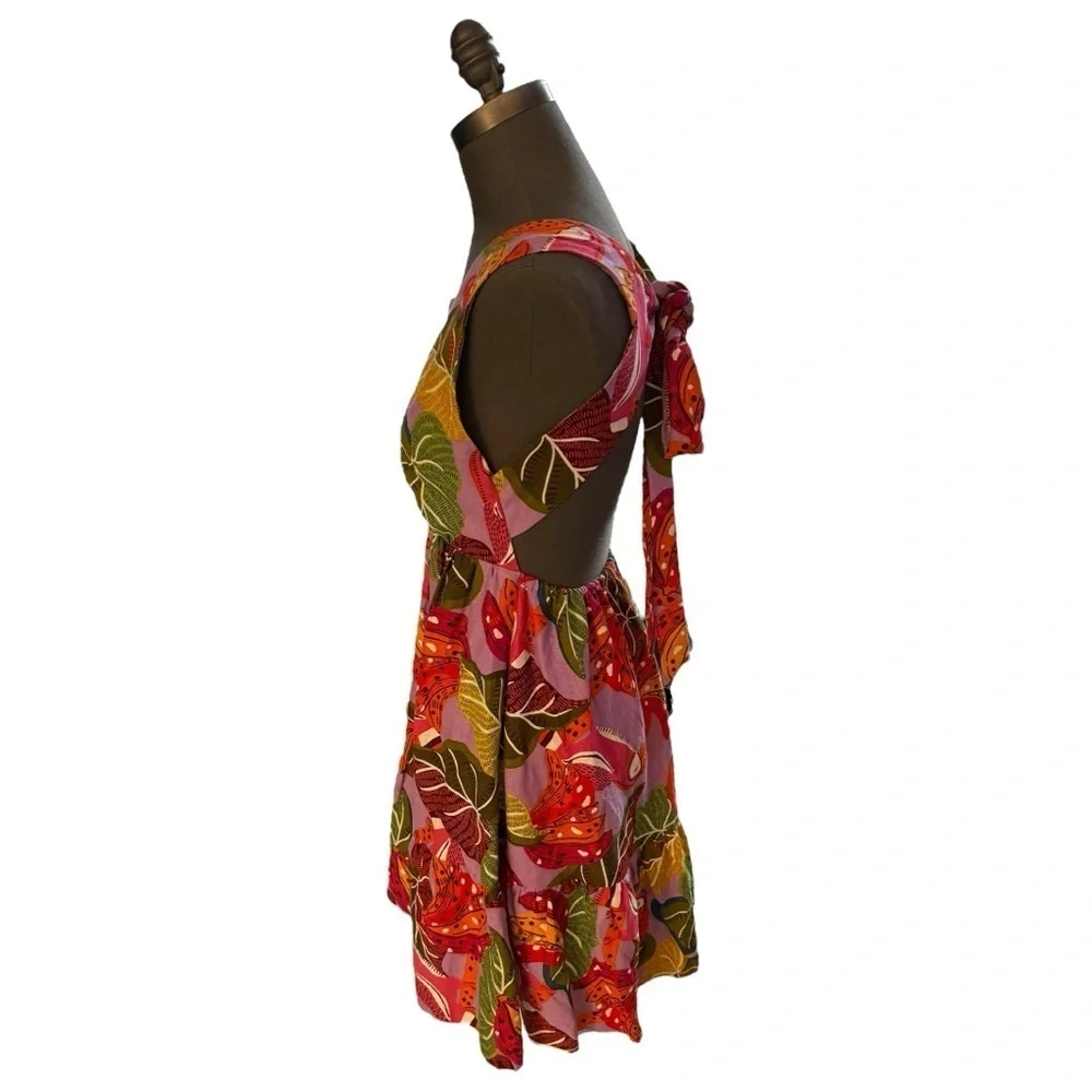 House Of Harlow Tropical Halter Dress XS - Picture 4 of 12